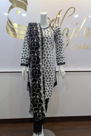 Noir & Blanc Élite-3-Piece-Suit (CS-001)