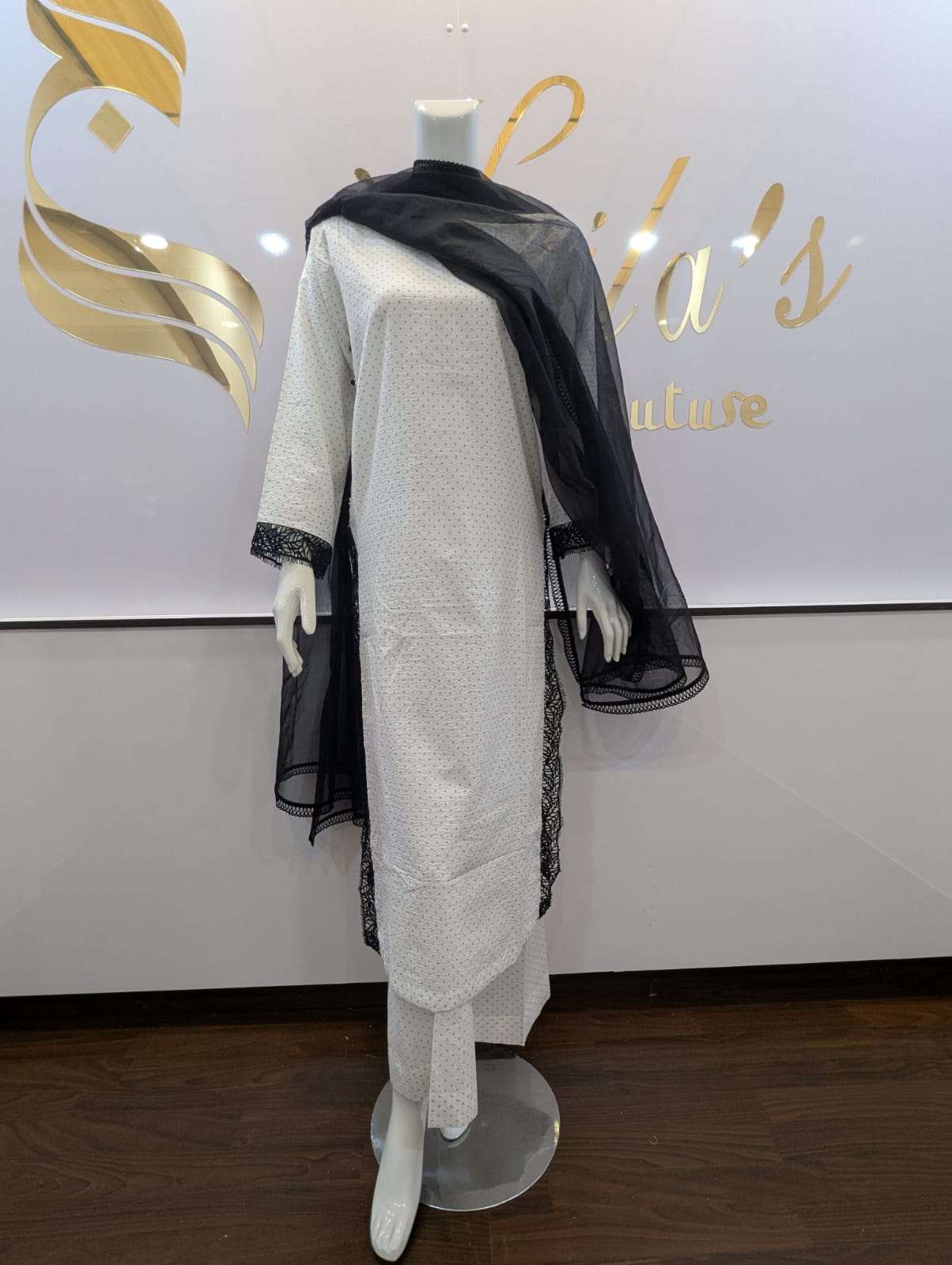 Zeb-e-Safaid-3-Piece (CS-009) - Image 2